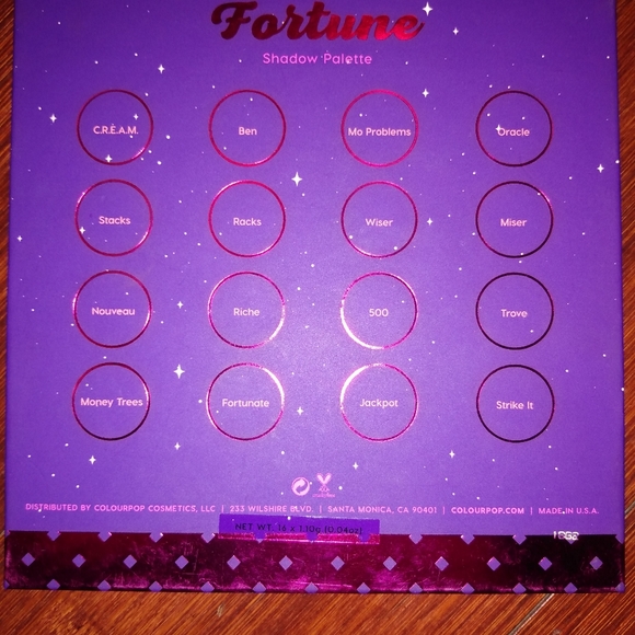 Colourpop Fortune Palette - Picture 3 of 3